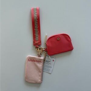 Lululemon dual pouch wristlet